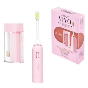 VITAMMY VIVO Pink Sonická zubná kefka s puzdrom, ružová