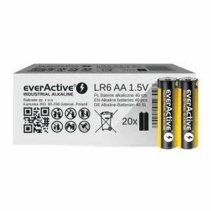 everActive LR06 /AA, Alkalické batérie, 40ks