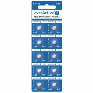 everActive LR41, Gombíkové alkalické lítiové batérie 1,5V, 10ks
