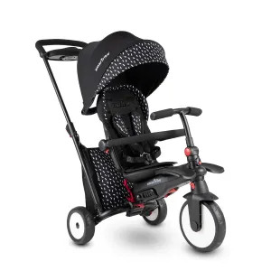 Smart Trike Skladacia detská trojkolka / kočík  7v1 STR™5, čierno-biely