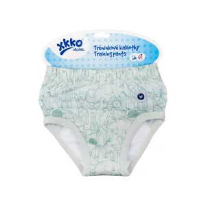 XKKO Organic Tréningové nohavičky - Safari Granite Green, Veľkosť S