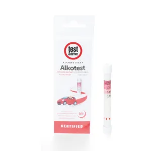 Test&Drive Jednorazový alkohol tester, 20ks