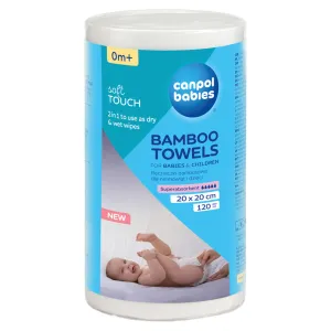 CANPOL BABIES Utierky jednorazové bambusové 120 ks