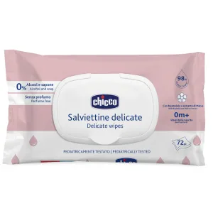 CHICCO Detské vlhčené obrúsky Delicate s harmančekom 72 ks