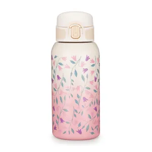 PETITE&MARS Fľaša nerezová termo s náustkom 500 ml Delicate Flowers 36m+