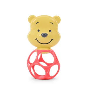 BRIGHT STARTS Hryzačka s hrkálkou Winnie the Pooh™ Hunny & Shake™ 2ks, 0m+