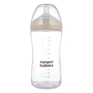 CANPOL BABIES Fľaša antikoliková Natural shape 330ml