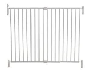 DREAMBABY Zábrana bezpečnostná Broadway 2-panelová extra široká 76-134,5 cm biela