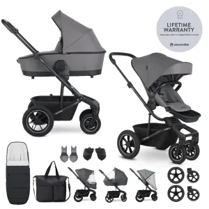 EASYWALKER Kočík kombinovaný Harvey⁵ Pebble Grey XXL AIR