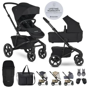 EASYWALKER Kočík kombinovaný Jimmey Pepper Black XXL RWS