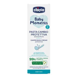 CHICCO Krém na detský zadoček so zinkom Baby Moments 100ml, 0m+