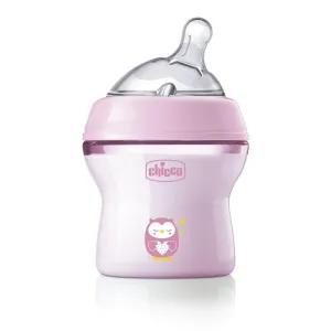 CHICCO Fľaša dojčenská antikolik Natural Feeling 150 ml dievča 0m+