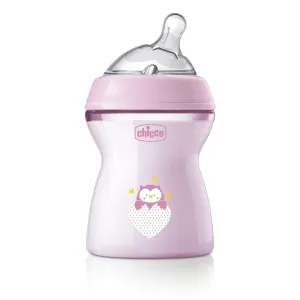 CHICCO Fľaša dojčenská antikolik Natural Feeling 250 ml dievča 2m+