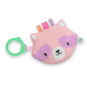 INGENUITY Hračka senzorická na C krúžku Crinklet™ mýval Deni 0m+