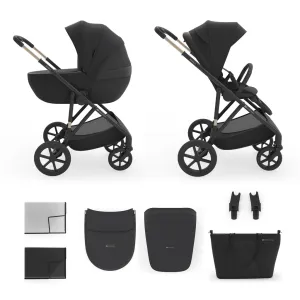 KINDERKRAFT Kočík kombinovaný 2v1 Prime 3 Venezian Black