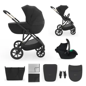 KINDERKRAFT Kočík kombinovaný 3v1 Prime 3 Venezian Black