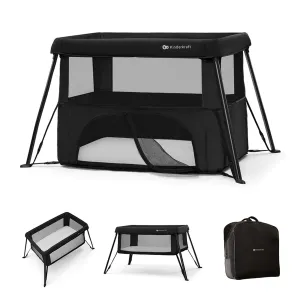 KINDERKRAFT Postieľka cestovná Cami Black