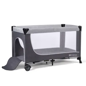 KINDERKRAFT SELECT Postieľka cestovná Leody Grey, Premium