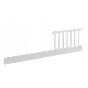 PETITE&MARS Bočnica k drevenej postieľke univerzálna Side White Wood