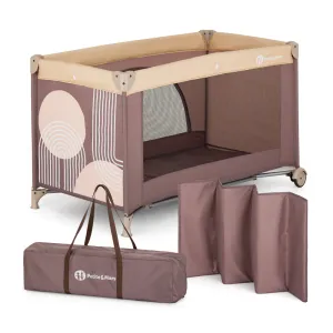 PETITE&MARS Postieľka cestovná Nyja Elegant Dreamlines Mocha