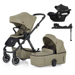 PETITE&MARS SET Kočík 4v1 ICON Mossy Green LITE AIR + CBX By CYBEX Aton B2 i-Size
