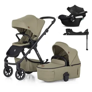 PETITE&MARS SET Kočík 4v1 ICON Mossy Green LITE RWS + CBX By CYBEX Aton B2 i-Size