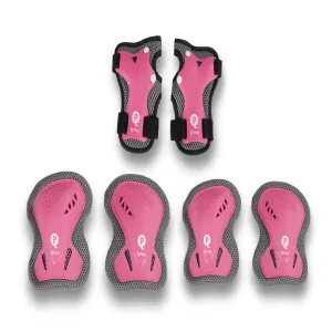 QPLAY Chrániče detské Pink, vel. S, vek 3-5 rokov