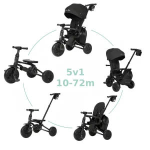 QPLAY Trojkolka Nova Max 5v1 Black, 10-72 mesiacov