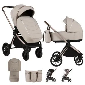 ADAMEX Kočík kombinovaný Bianco 9 Champagne Beige