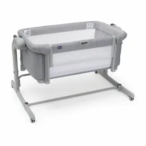 CHICCO Postieľka Next2Me Magic Evo - Grey Mist
