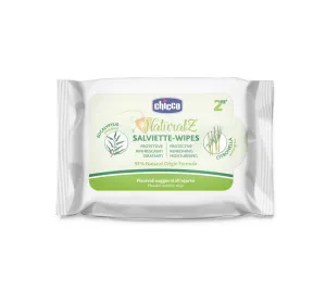 CHICCO Obrúsky proti komárom ochranné a osviežujúce Natural Z, 97% prírodných zložiek 20ks, 2m+