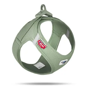 CURLI Postroj pre psov so sponou Air-Mesh Olive M, 6-9 kg