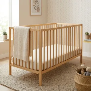 PETITE&MARS Postieľka drevená Nela Beech Wood 120x60 cm 