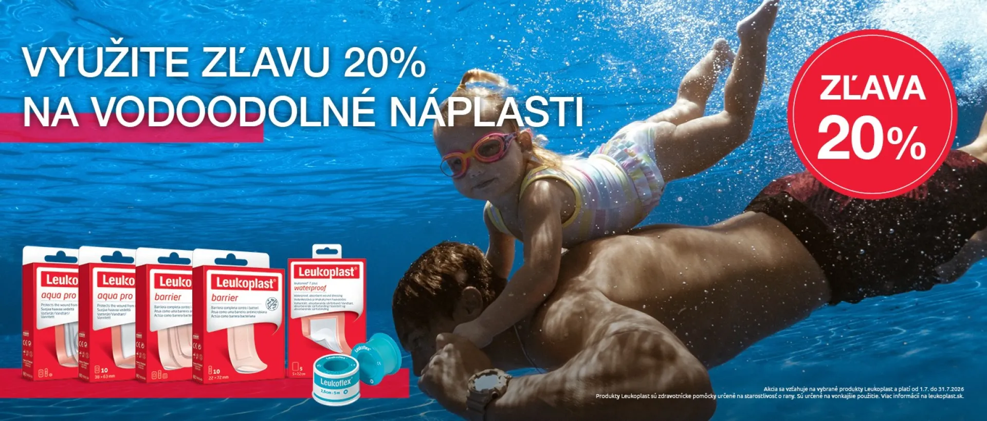 LEUKOPLAST ZĽAVA 20 %