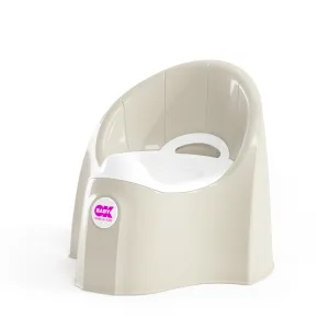 OK BABY Nočník ergonomický Pasha s vyberateľnou nádobou White