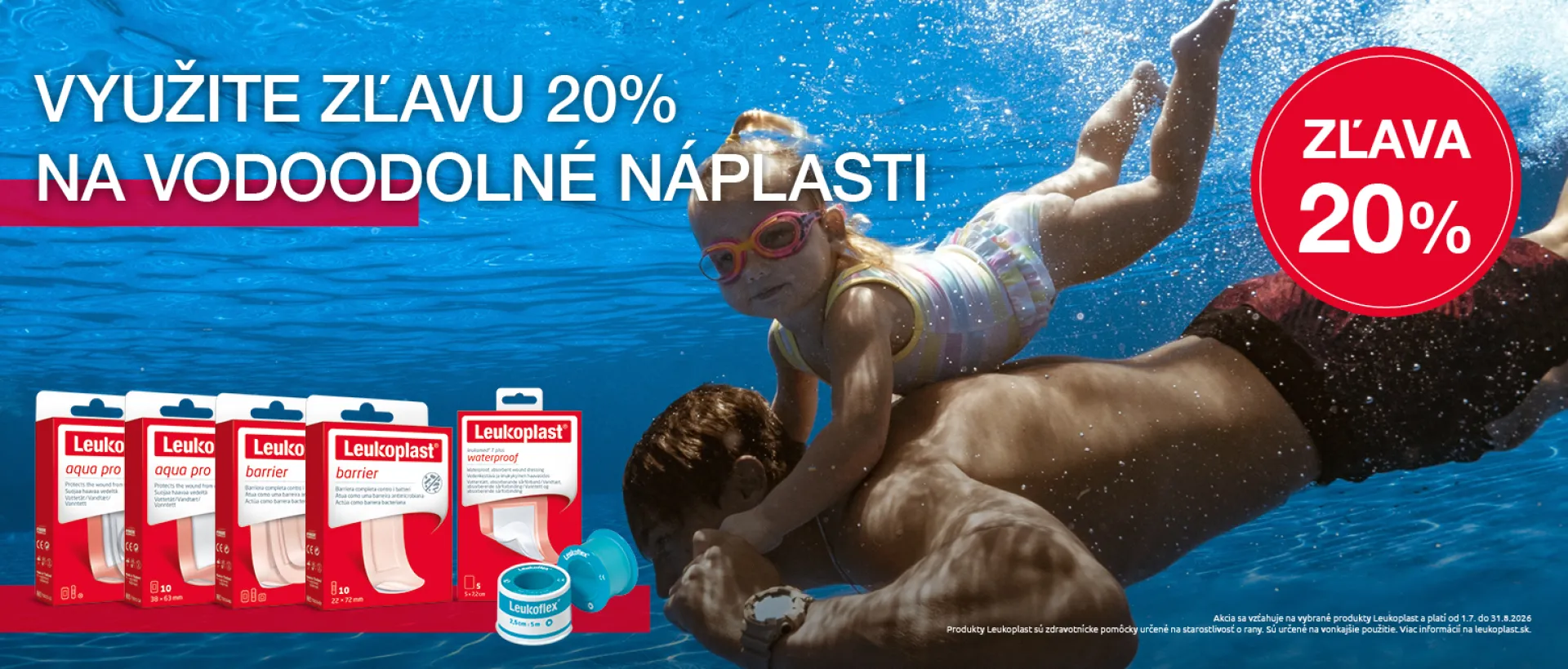 LEUKOPLAST ZĽAVA 20 %