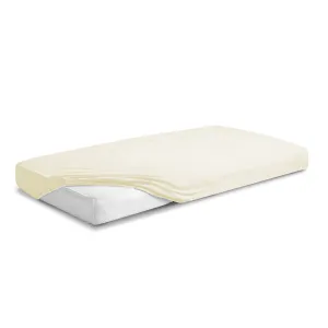 BABYMATEX Plachta napínacia froté Premium 70x140cm ecru