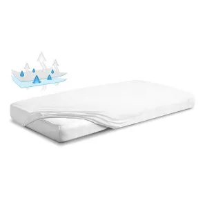BABYMATEX Plachta nepromokavá napínacia froté 60x120cm biela