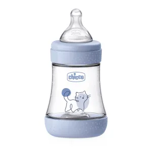 CHICCO Fľaša dojčenská antikoliková Perfect5 150 ml chlapec pomalý prietok 0m+