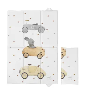 CEBA BABY Podložka prebaľovacia cestovná (60x40) Basic Bunny Driver