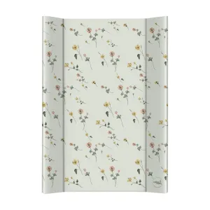 CEBA BABY Podložka prebaľovacia 2-hranná s pevnou doskou (50x70) Ultra Light Floral Breeze