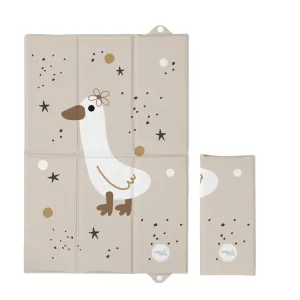 CEBA BABY Podložka prebaľovacia cestovná (60x40) Basic Star Duck