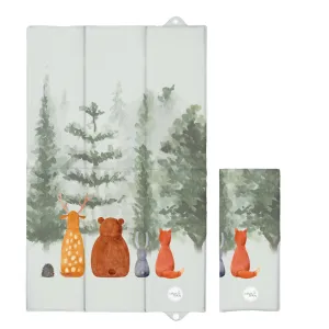 CEBA BABY Podložka prebaľovacia cestovná (80x50) Basic Forest Companions