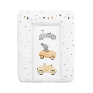 CEBA BABY Podložka prebaľovacia mäkká malá (50x70) Basic Bunny Driver