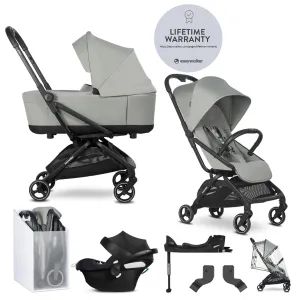 EASYWALKER SET Kočík kombinovaný 4v1 Rockey S Fresh Green + CYBEX Aton B2 i-Size + základňa