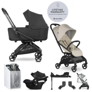 EASYWALKER SET Kočík kombinovaný 4v1 Rockey S Peanuts Easy + CYBEX Aton B2 i-Size + základňa