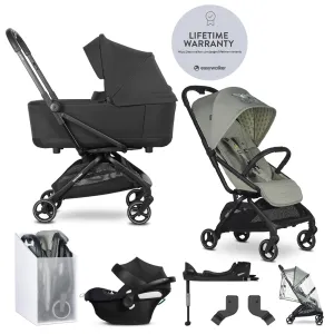 EASYWALKER SET Kočík kombinovaný 4v1 Rockey S Peanuts Iconic + CYBEX Aton B2 i-Size + základňa
