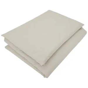 EKO Obliečky do detskej postieľky 2dielne bavlnené Light Beige 40x60cm, 90x120cm