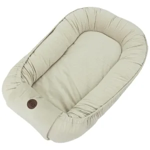 EKO Hniezdo pre bábätko bavlnené Velvet Light Beige 85x50cm