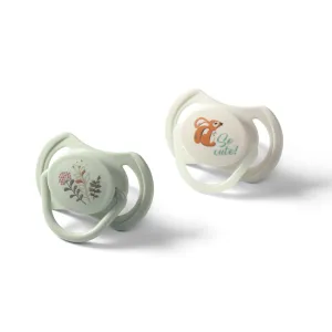 BABYONO Cumlíky silikónové symetrické 6-18m, 2 ks